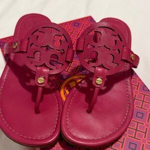Tory Burch Fuchsia miller sandals